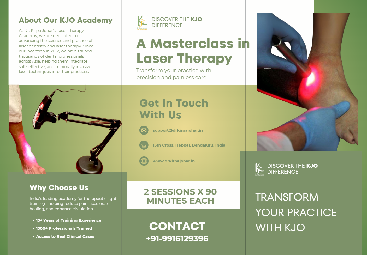 A Masterclass in Laser Therapy
